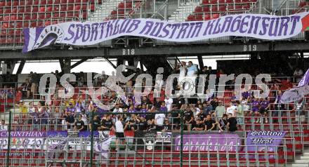 Fussball Bundesliga. SK Austria Klagenfurt gegen SK Puntigamer Sturm Graz. Fans (Klagenfurt).   Klagenfurt, am 17.8.2024.
Foto: Kuess
www.qspictures.net
---
pressefotos, pressefotografie, kuess, qs, qspictures, sport, bild, bilder, bilddatenbank