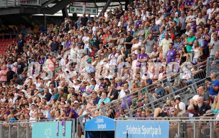 Fussball Bundesliga. SK Austria Klagenfurt gegen SK Puntigamer Sturm Graz. Fans (Klagenfurt).   Klagenfurt, am 17.8.2024.
Foto: Kuess
www.qspictures.net
---
pressefotos, pressefotografie, kuess, qs, qspictures, sport, bild, bilder, bilddatenbank