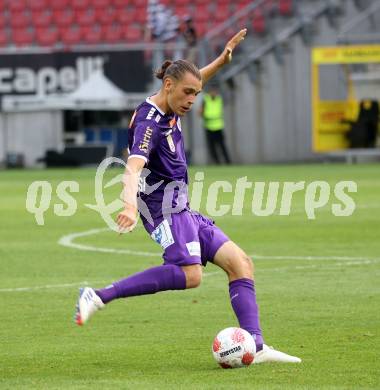 Fussball Bundesliga. SK Austria Klagenfurt gegen SK Puntigamer Sturm Graz. Niklas Szerencsi (Klagenfurt).   Klagenfurt, am 17.8.2024.
Foto: Kuess
www.qspictures.net
---
pressefotos, pressefotografie, kuess, qs, qspictures, sport, bild, bilder, bilddatenbank