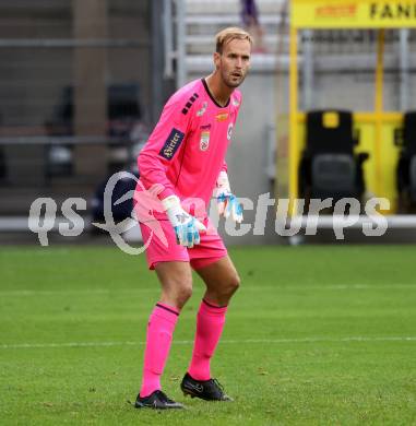 Fussball Bundesliga. SK Austria Klagenfurt gegen SK Puntigamer Sturm Graz. Marco Knaller  (Klagenfurt).   Klagenfurt, am 17.8.2024.
Foto: Kuess
www.qspictures.net
---
pressefotos, pressefotografie, kuess, qs, qspictures, sport, bild, bilder, bilddatenbank