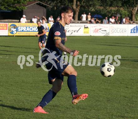 Fussball Kaerntner Liga. Velden gegen Bleiburg.  Tom Zurga (Velden),    St. Egyden, am 24.8.2024.
Foto: Kuess
www.qspictures.net
---
pressefotos, pressefotografie, kuess, qs, qspictures, sport, bild, bilder, bilddatenbank