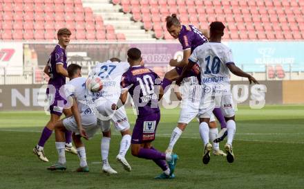 Fussball Bundesliga. SK Austria Klagenfurt gegen FC Blau Weiss Linz. Niklas Szerencsi (Klagenfurt).  Klagenfurt, am 31.8.2024.
Foto: Kuess
www.qspictures.net
---
pressefotos, pressefotografie, kuess, qs, qspictures, sport, bild, bilder, bilddatenbank