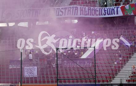 Fussball Bundesliga. SK Austria Klagenfurt gegen FC Blau Weiss Linz. Fans (Klagenfurt).  Klagenfurt, am 31.8.2024.
Foto: Kuess
www.qspictures.net
---
pressefotos, pressefotografie, kuess, qs, qspictures, sport, bild, bilder, bilddatenbank