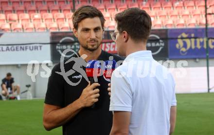 Fussball Bundesliga. SK Austria Klagenfurt gegen FC Blau Weiss Linz. Thorsten Mahrer (Klagenfurt).  Klagenfurt, am 31.8.2024.
Foto: Kuess
www.qspictures.net
---
pressefotos, pressefotografie, kuess, qs, qspictures, sport, bild, bilder, bilddatenbank