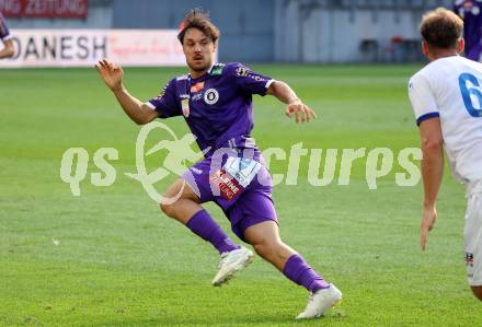 Fussball Bundesliga. SK Austria Klagenfurt gegen FC Blau Weiss Linz. Simon Straudi (Klagenfurt).  Klagenfurt, am 31.8.2024.
Foto: Kuess
www.qspictures.net
---
pressefotos, pressefotografie, kuess, qs, qspictures, sport, bild, bilder, bilddatenbank