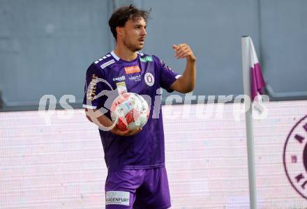 Fussball Bundesliga. SK Austria Klagenfurt gegen FC Blau Weiss Linz. Simon Straudi (Klagenfurt).  Klagenfurt, am 31.8.2024.
Foto: Kuess
www.qspictures.net
---
pressefotos, pressefotografie, kuess, qs, qspictures, sport, bild, bilder, bilddatenbank