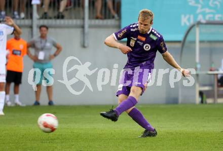 Fussball Bundesliga. SK Austria Klagenfurt gegen FC Blau Weiss Linz. Christopher Cvetko (Klagenfurt).  Klagenfurt, am 31.8.2024.
Foto: Kuess
www.qspictures.net
---
pressefotos, pressefotografie, kuess, qs, qspictures, sport, bild, bilder, bilddatenbank