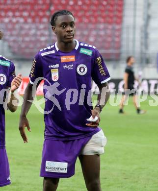 Fussball Bundesliga. SK Austria Klagenfurt gegen FC Blau Weiss Linz.   Dikeni-Rafid Salifou (Klagenfurt).  Klagenfurt, am 31.8.2024.
Foto: Kuess
www.qspictures.net
---
pressefotos, pressefotografie, kuess, qs, qspictures, sport, bild, bilder, bilddatenbank