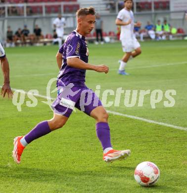 Fussball Bundesliga. SK Austria Klagenfurt gegen FC Blau Weiss Linz. Tobias Koch (Klagenfurt).  Klagenfurt, am 31.8.2024.
Foto: Kuess
www.qspictures.net
---
pressefotos, pressefotografie, kuess, qs, qspictures, sport, bild, bilder, bilddatenbank