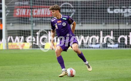 Fussball Bundesliga. SK Austria Klagenfurt gegen FC Blau Weiss Linz. Jannik Robatsch (Klagenfurt).  Klagenfurt, am 31.8.2024.
Foto: Kuess
www.qspictures.net
---
pressefotos, pressefotografie, kuess, qs, qspictures, sport, bild, bilder, bilddatenbank