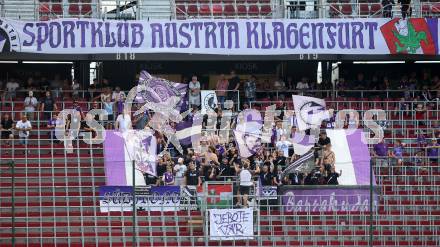 Fussball Bundesliga. SK Austria Klagenfurt gegen FC Blau Weiss Linz. Fans (Klagenfurt).  Klagenfurt, am 31.8.2024.
Foto: Kuess
www.qspictures.net
---
pressefotos, pressefotografie, kuess, qs, qspictures, sport, bild, bilder, bilddatenbank