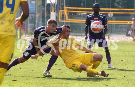 Fussball Testspiel. SK Austria Klagenfurt gegen Domzale. Laurenz Dehl (Klagenfurt). Klagenfurt, am 6.9.2024
Foto: Kuess
---
pressefotos, pressefotografie, kuess, qs, qspictures, sport, bild, bilder, bilddatenbank