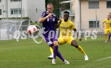 Fussball Testspiel. SK Austria Klagenfurt gegen Domzale.  Florian Jaritz (Klagenfurt). Klagenfurt, am 6.9.2024.
Foto: Kuess
www.qspictures.net
---
pressefotos, pressefotografie, kuess, qs, qspictures, sport, bild, bilder, bilddatenbank