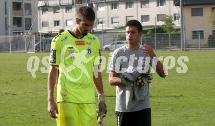 Fussball Testspiel. SK Austria Klagenfurt gegen Domzale. Ivan Kesina, Tormanntrainer Marc Lamberger (Klagenfurt). Klagenfurt, am 6.9.2024
Foto: Kuess
---
pressefotos, pressefotografie, kuess, qs, qspictures, sport, bild, bilder, bilddatenbank