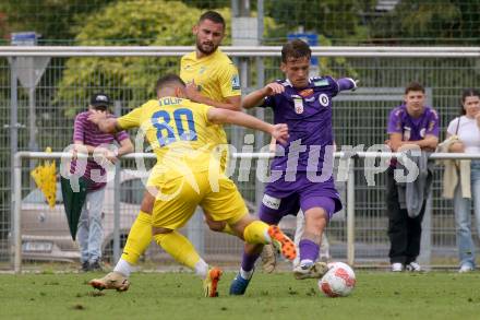 Fussball Testspiel. SK Austria Klagenfurt gegen Domzale.   Philipp Wydra (Klagenfurt). Klagenfurt, am 6.9.2024.
Foto: Kuess
www.qspictures.net
---
pressefotos, pressefotografie, kuess, qs, qspictures, sport, bild, bilder, bilddatenbank