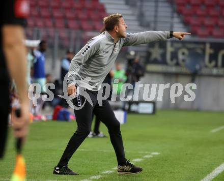 Fussball Bundesliga.  SK Austria Klagenfurt gegen TSV Egger Glas Hartberg .  Co-Trainer Martin Lassnig (Klagenfurt). Klagenfurt, am 21.9.2024.
Foto: Kuess
www.qspictures.net
---
pressefotos, pressefotografie, kuess, qs, qspictures, sport, bild, bilder, bilddatenbank