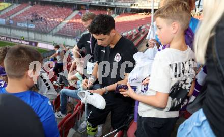 Fussball Bundesliga.  SK Austria Klagenfurt gegen TSV Egger Glas Hartberg .  Sebastian Guerra Soto (Klagenfurt). Klagenfurt, am 21.9.2024.
Foto: Kuess
www.qspictures.net
---
pressefotos, pressefotografie, kuess, qs, qspictures, sport, bild, bilder, bilddatenbank