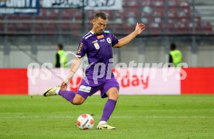 Fussball Bundesliga.  SK Austria Klagenfurt gegen TSV Egger Glas Hartberg . Christopher Wernitznig  (Klagenfurt). Klagenfurt, am 21.9.2024.
Foto: Kuess
www.qspictures.net
---
pressefotos, pressefotografie, kuess, qs, qspictures, sport, bild, bilder, bilddatenbank