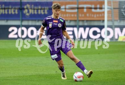 Fussball Bundesliga.  SK Austria Klagenfurt gegen TSV Egger Glas Hartberg .  Jannik Robatsch (Klagenfurt). Klagenfurt, am 21.9.2024.
Foto: Kuess
www.qspictures.net
---
pressefotos, pressefotografie, kuess, qs, qspictures, sport, bild, bilder, bilddatenbank