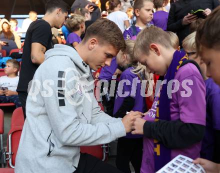 Fussball Bundesliga.  SK Austria Klagenfurt gegen TSV Egger Glas Hartberg .  Laurenz Dehl (Klagenfurt). Klagenfurt, am 21.9.2024.
Foto: Kuess
www.qspictures.net
---
pressefotos, pressefotografie, kuess, qs, qspictures, sport, bild, bilder, bilddatenbank