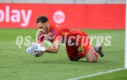 Fussball Bundesliga.  SK Austria Klagenfurt gegen TSV Egger Glas Hartberg .  Raphael Lukas Sallinger  (Hartberg). Klagenfurt, am 21.9.2024.
Foto: Kuess
www.qspictures.net
---
pressefotos, pressefotografie, kuess, qs, qspictures, sport, bild, bilder, bilddatenbank