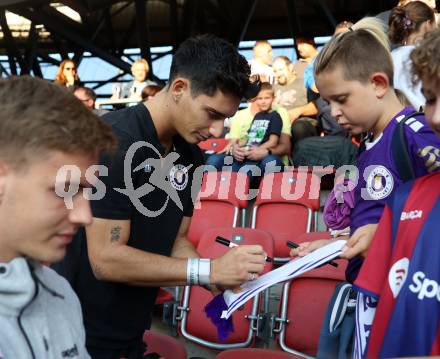 Fussball Bundesliga.  SK Austria Klagenfurt gegen TSV Egger Glas Hartberg .  Sebastian Guerra Soto (Klagenfurt). Klagenfurt, am 21.9.2024.
Foto: Kuess
www.qspictures.net
---
pressefotos, pressefotografie, kuess, qs, qspictures, sport, bild, bilder, bilddatenbank