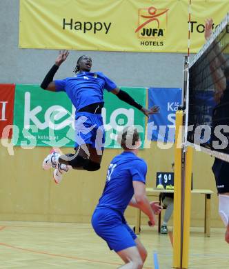 Volleyball Testspiel. SK Aich/Dob gegen ACH Ljubljana.  Carlos Yoandrys (Aich/Dob). Bleiburg, am 25.9.2024.
Foto: Kuess
www.qspictures.net
---
pressefotos, pressefotografie, kuess, qs, qspictures, sport, bild, bilder, bilddatenbank