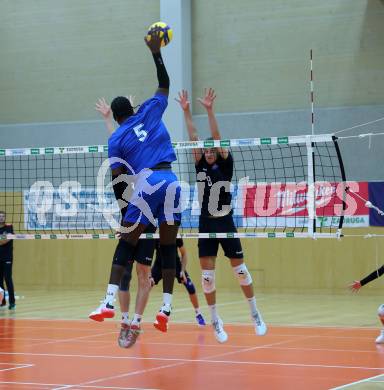 Volleyball Testspiel. SK Aich/Dob gegen ACH Ljubljana. Carlos Yoandrys  (Aich/Dob). Bleiburg, am 25.9.2024.
Foto: Kuess
www.qspictures.net
---
pressefotos, pressefotografie, kuess, qs, qspictures, sport, bild, bilder, bilddatenbank