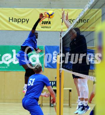 Volleyball Testspiel. SK Aich/Dob gegen ACH Ljubljana. Carlos Yoandrys  (Aich/Dob). Bleiburg, am 25.9.2024.
Foto: Kuess
www.qspictures.net
---
pressefotos, pressefotografie, kuess, qs, qspictures, sport, bild, bilder, bilddatenbank