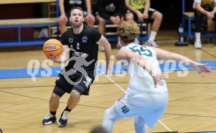 Basketball 2. Liga 2024/2025. Grunddurchgang 1. Runde. Woerthersee Piraten gegen Dornbirn Lions. Tim Huber (Piraten),  Klagenfurt, am 28.9.2024.
Foto: Kuess


---
pressefotos, pressefotografie, kuess, qs, qspictures, sport, bild, bilder, bilddatenbank