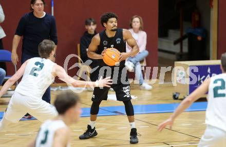 Basketball 2. Liga 2024/2025. Grunddurchgang 1. Runde. Woerthersee Piraten gegen Dornbirn Lions. Marcus Holyfield (Piraten),   Klagenfurt, am 28.9.2024.
Foto: Kuess


---
pressefotos, pressefotografie, kuess, qs, qspictures, sport, bild, bilder, bilddatenbank