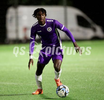 Fussball Kaerntner Liga. SK Austria Klagenfuer Amateure gegen Dellach.  Issa Diakite (Klagenfurt),    Klagenfurt, am 4.10.2024.
Foto: Kuess
www.qspictures.net
---
pressefotos, pressefotografie, kuess, qs, qspictures, sport, bild, bilder, bilddatenbank