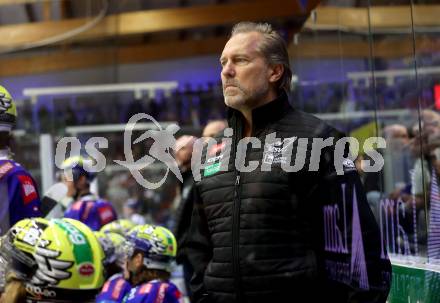 EBEL. Eishockey Bundesliga. VSV gegen HC TIWAG Innsbruck.  Trainer Tray Tuomie  (VSV),   Klagenfurt, 6.10.2024. 
Foto: Kuess
www.qspictures.net
---
pressefotos, pressefotografie, kuess, qs, qspictures, sport, bild, bilder, bilddatenbank