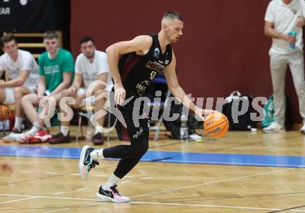 Basketball 2. Liga 2024/2025. Grunddurchgang 2. Runde. KOS Celovec gegen Mistelbach Mustangs. Jakub Jokl (Mistelbach Mustangs). Klagenfurt, am 5.10.2024.
Foto: Kuess


---
pressefotos, pressefotografie, kuess, qs, qspictures, sport, bild, bilder, bilddatenbank