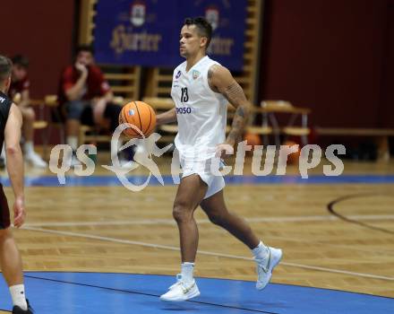 Basketball 2. Liga 2024/2025. Grunddurchgang 2. Runde. KOS Celovec gegen Mistelbach Mustangs. Mauro Gerszke (KOS),   Klagenfurt, am 5.10.2024.
Foto: Kuess


---
pressefotos, pressefotografie, kuess, qs, qspictures, sport, bild, bilder, bilddatenbank