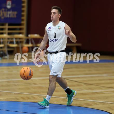 Basketball 2. Liga 2024/2025. Grunddurchgang 2. Runde. KOS Celovec gegen Mistelbach Mustangs. Niklas Michel (KOS),   Klagenfurt, am 5.10.2024.
Foto: Kuess


---
pressefotos, pressefotografie, kuess, qs, qspictures, sport, bild, bilder, bilddatenbank