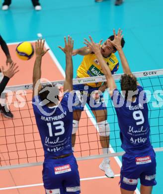 Volleyball CEV Cup. SK Sich/Dob gegen Lausanne. Vitor Yudi Yamamoto Luciano  (Aich/Dob). Bleiburg, am 9.10.2024.
Foto: Kuess
---
pressefotos, pressefotografie, kuess, qs, qspictures, sport, bild, bilder, bilddatenbank