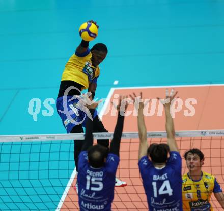 Volleyball CEV Cup. SK Sich/Dob gegen Lausanne. Carlos Yoandrys Charles Santana (Aich/Dob). Bleiburg, am 9.10.2024.
Foto: Kuess
---
pressefotos, pressefotografie, kuess, qs, qspictures, sport, bild, bilder, bilddatenbank