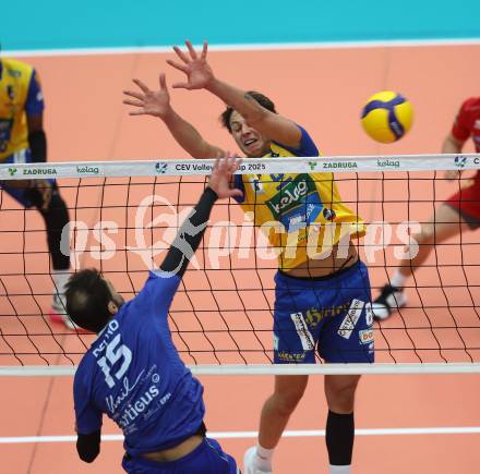 Volleyball CEV Cup. SK Sich/Dob gegen Lausanne. Henrique Adami (Aich/Dob). Bleiburg, am 9.10.2024.
Foto: Kuess
---
pressefotos, pressefotografie, kuess, qs, qspictures, sport, bild, bilder, bilddatenbank