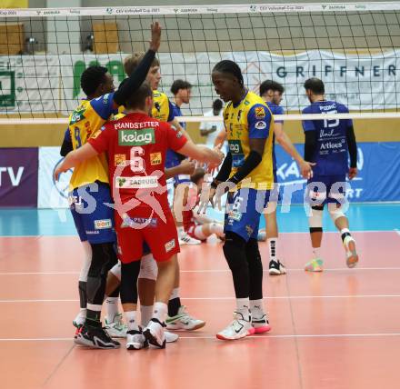 Volleyball CEV Cup. SK Sich/Dob gegen Lausanne. Jubel (Aich/Dob). Bleiburg, am 9.10.2024.
Foto: Kuess
---
pressefotos, pressefotografie, kuess, qs, qspictures, sport, bild, bilder, bilddatenbank