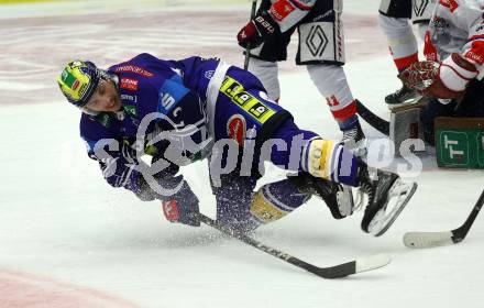 EBEL. Eishockey Bundesliga. VSV gegen HC TIWAG Innsbruck.   Dylan MacPherson (VSV). Klagenfurt, 6.10.2024. 
Foto: Kuess
www.qspictures.net
---
pressefotos, pressefotografie, kuess, qs, qspictures, sport, bild, bilder, bilddatenbank