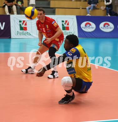 Volleyball CEV Cup. SK Sich/Dob gegen Lausanne. Bryan Camino Martinez (Aich/Dob). Bleiburg, am 9.10.2024.
Foto: Kuess
---
pressefotos, pressefotografie, kuess, qs, qspictures, sport, bild, bilder, bilddatenbank