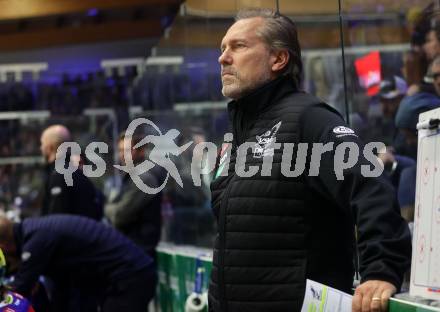 EBEL. Eishockey Bundesliga. VSV gegen HC TIWAG Innsbruck.  Trainer Tray Tuomie  (VSV). Klagenfurt, 6.10.2024. 
Foto: Kuess
www.qspictures.net
---
pressefotos, pressefotografie, kuess, qs, qspictures, sport, bild, bilder, bilddatenbank