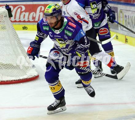 EBEL. Eishockey Bundesliga. VSV gegen HC TIWAG Innsbruck. Maximilian Rebernig   (VSV). Klagenfurt, 6.10.2024. 
Foto: Kuess
www.qspictures.net
---
pressefotos, pressefotografie, kuess, qs, qspictures, sport, bild, bilder, bilddatenbank