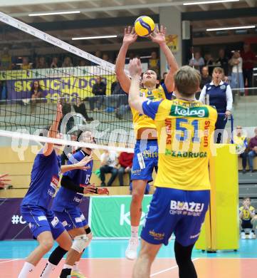 Volleyball CEV Cup. SK Sich/Dob gegen Lausanne. Henrique Adami (Aich/Dob). Bleiburg, am 9.10.2024.
Foto: Kuess
---
pressefotos, pressefotografie, kuess, qs, qspictures, sport, bild, bilder, bilddatenbank