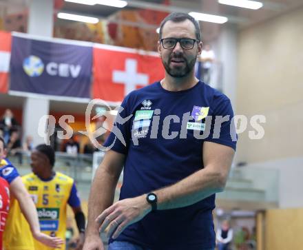 Volleyball CEV Cup. SK Sich/Dob gegen Lausanne.Trainer Lucio Antonio Oro  (Aich/Dob). Bleiburg, am 9.10.2024.
Foto: Kuess
---
pressefotos, pressefotografie, kuess, qs, qspictures, sport, bild, bilder, bilddatenbank