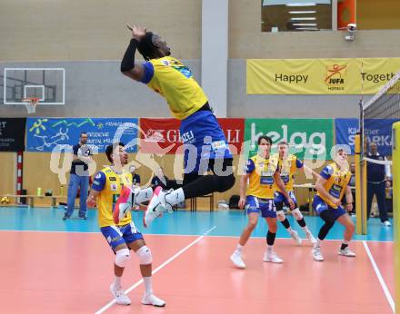 Volleyball CEV Cup. SK Sich/Dob gegen Lausanne. Carlos Yoandrys Charles Santana (Aich/Dob). Bleiburg, am 9.10.2024.
Foto: Kuess
---
pressefotos, pressefotografie, kuess, qs, qspictures, sport, bild, bilder, bilddatenbank