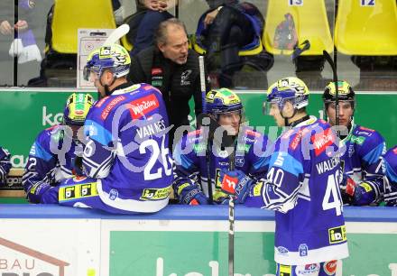 Eishockey ICE Bundesliga. VSV gegen Pioneers Vorarlberg. Trainer Trau Tuomie (VSV)). Villach, am 11.10.2024.
Foto: Kuess
---
pressefotos, pressefotografie, kuess, qs, qspictures, sport, bild, bilder, bilddatenbank