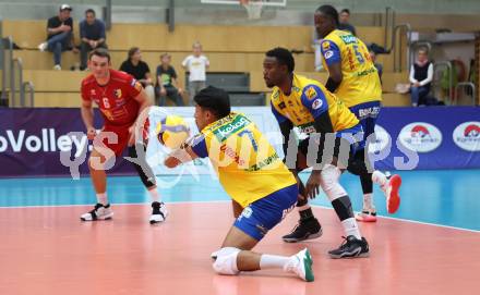 Volleyball CEV Cup. SK Sich/Dob gegen Lausanne. Vitor Yudi Yamamoto Luciano (Aich/Dob). Bleiburg, am 9.10.2024.
Foto: Kuess
---
pressefotos, pressefotografie, kuess, qs, qspictures, sport, bild, bilder, bilddatenbank