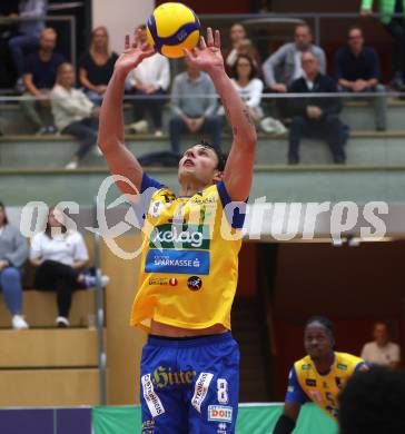 Volleyball CEV Cup. SK Sich/Dob gegen Lausanne. Henrique Adami (Aich/Dob). Bleiburg, am 9.10.2024.
Foto: Kuess
---
pressefotos, pressefotografie, kuess, qs, qspictures, sport, bild, bilder, bilddatenbank